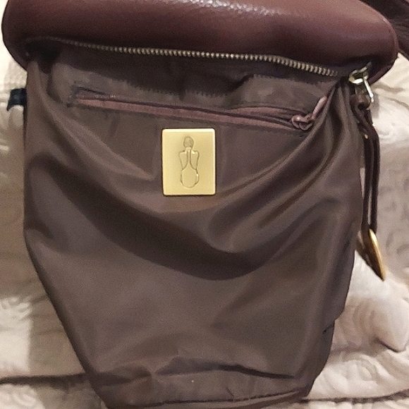 THE SAK TWO TONE BROWN BACKPACK BAG